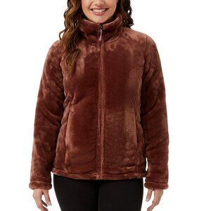 32 Degrees Heat Women's Plush Jacket Size XL Baltic Amber Soft Lightweight (NEW)